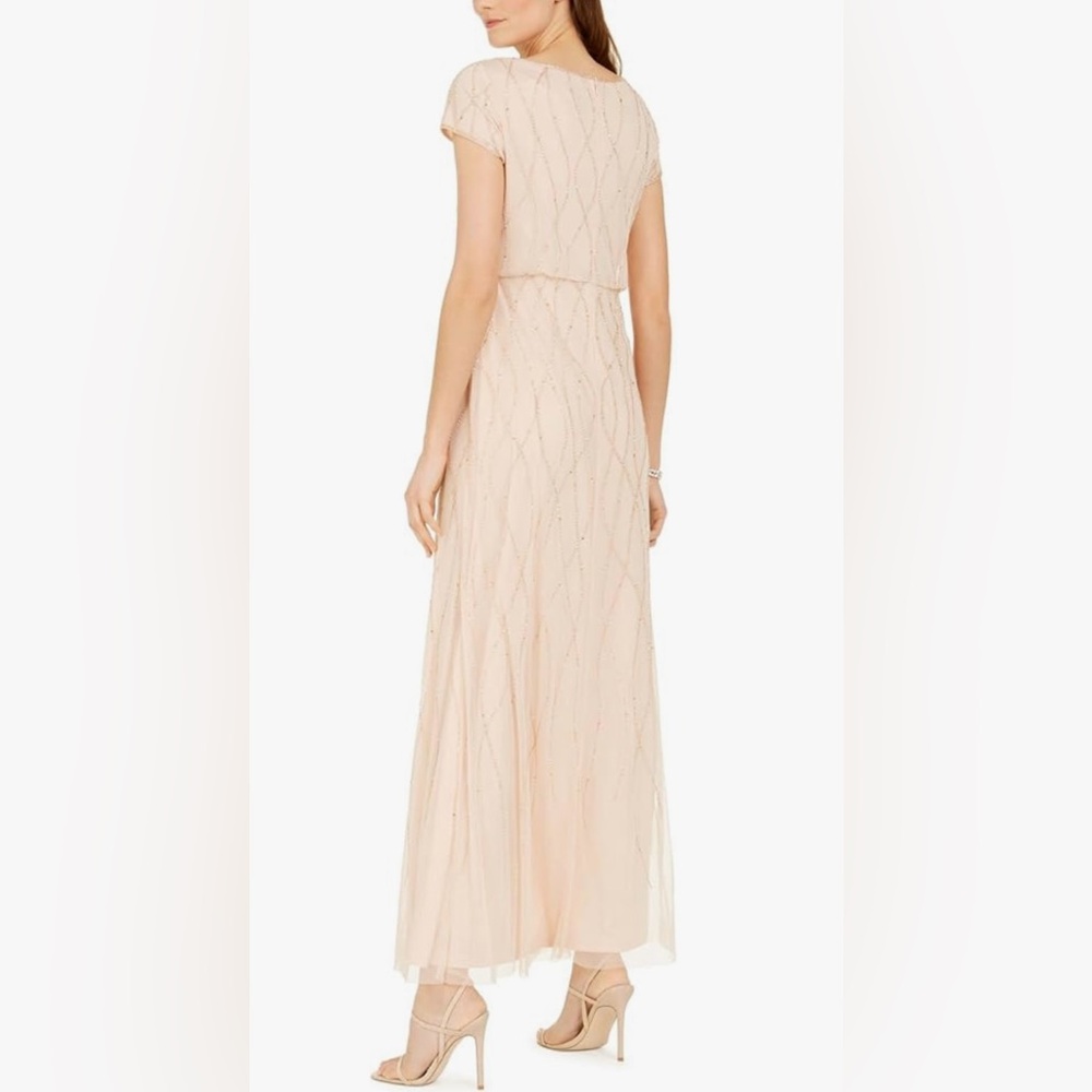 Adrianna Papell Blush Pink Gown - Picture 3 of 15